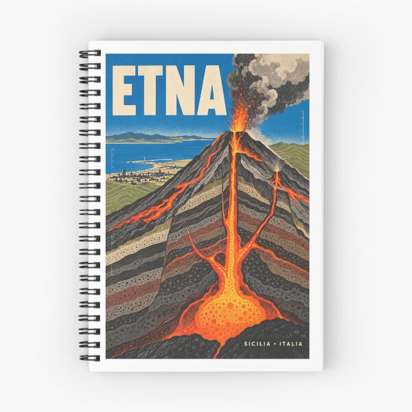 Item preview, Monte Etna - Sicilia - Italia designed and sold by GoodOldVintage.