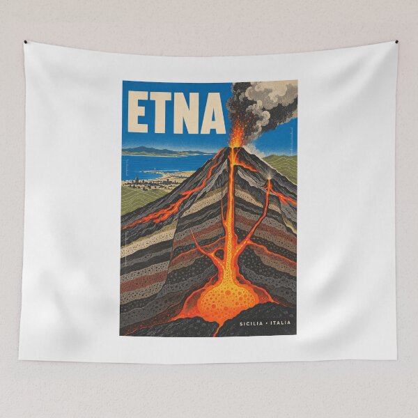 Item preview, Mount Etna - Sicily - Italy designed and sold by GoodOldVintage.