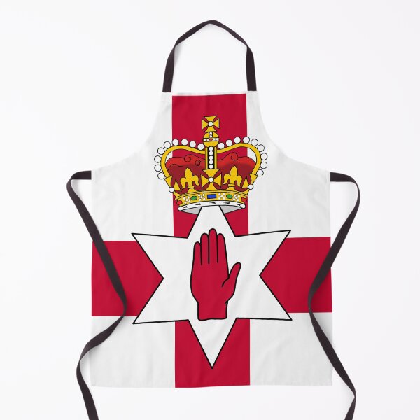 Aperçu de l'œuvre Bannière d'Ulster avec la couronne de Saint-Édouard, drapeau irlandais par Orikall créée et vendue par HippieWorks.