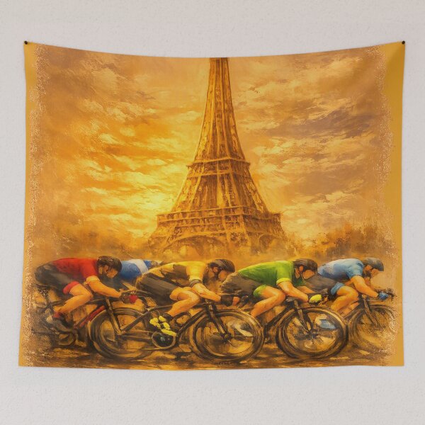 Item preview, Cyclists in Paris on The Tour designed and sold by PhotosByG.