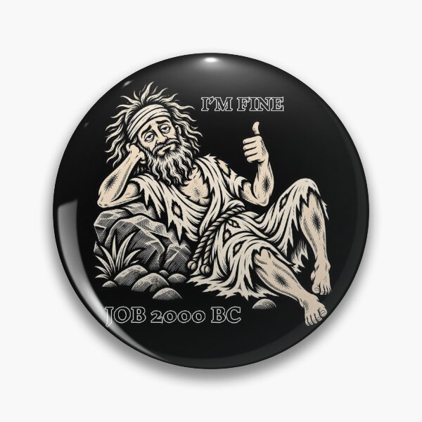 Item preview, I'm Fine Job 2000 BC Funny Biblical History designed and sold by GibasVisuals.