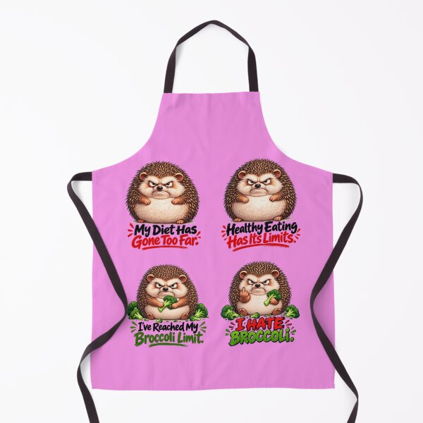 Item preview, My Diet Funny Hedgehog Collection designed and sold by flashARTstudio.