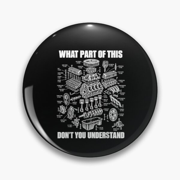 Item preview, What Part of This Don’t You Understand Engine Diagram designed and sold by leevekaArt.