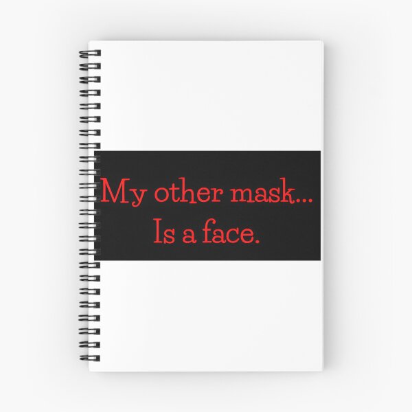 Item preview, My Other Mask Is a Face - Clever Face Mask Quote Design designed and sold by Cyberdoll7812.