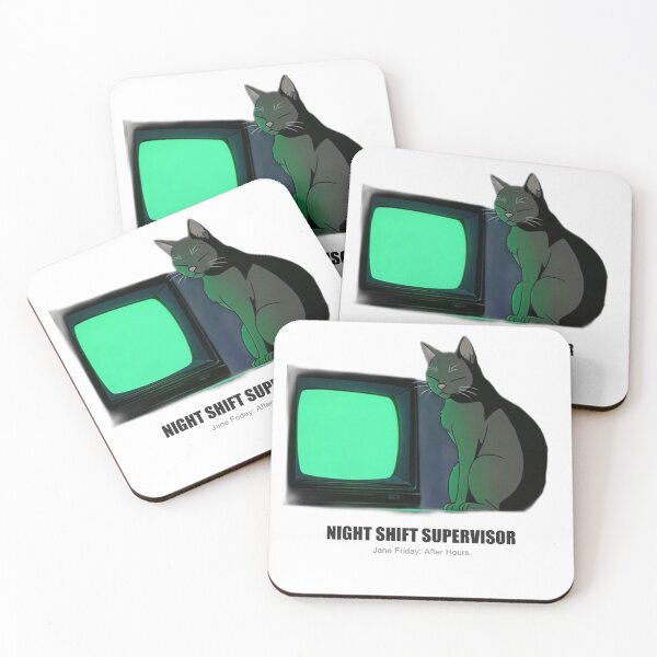 Item preview, Gigi Night Shift Supervisor designed and sold by catandfoxstudios.