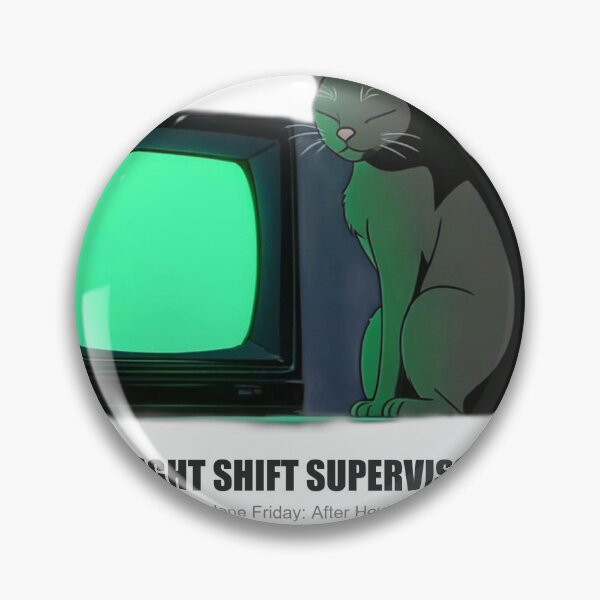 Item preview, Gigi Night Shift Supervisor designed and sold by catandfoxstudios.