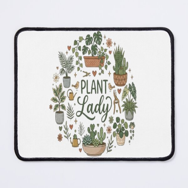 Item preview, Plant Lady Elegant Botanical Houseplant Lover Gardening Gift designed and sold by ArtsyElegance4U ⭐⭐⭐⭐⭐.