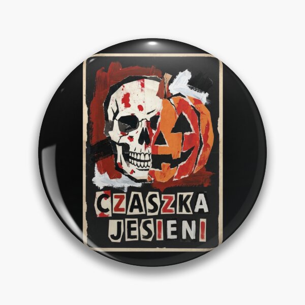 Item preview, Czaszka Jesieni Polish Poster Art Skull Pumpkin Cutout Halloween Shirt designed and sold by TeNovaStudio.