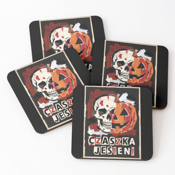 Item preview, Czaszka Jesieni Polish Poster Art Skull Pumpkin Cutout Halloween Shirt designed and sold by TeNovaStudio.