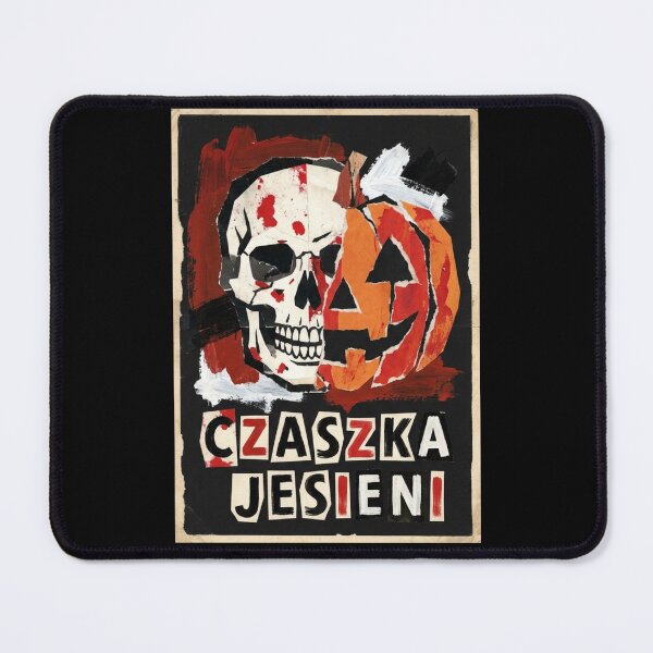 Item preview, Czaszka Jesieni Polish Poster Art Skull Pumpkin Cutout Halloween Shirt designed and sold by TeNovaStudio.