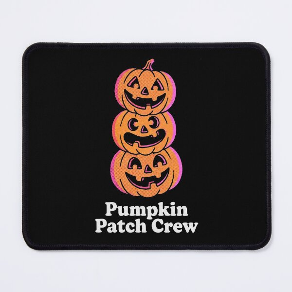 Item preview, Pumpkin Patch Crew Stacked Jack O Lanterns Retro Cute Autumn Halloween Shirt designed and sold by TeNovaStudio.