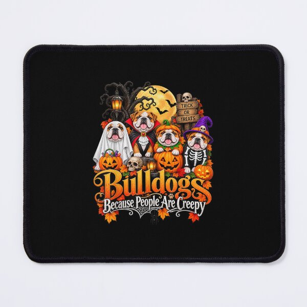 Item preview, Bulldogs Because People are Creepy Halloween Dogs Costume designed and sold by MatherFisher.