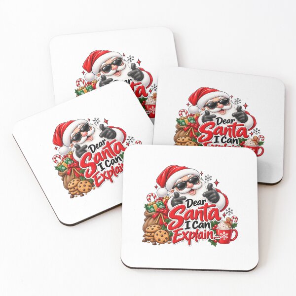 Item preview, Dear Santa I Can Explain – Funny Christmas Santa designed and sold by Jolie Cadence.