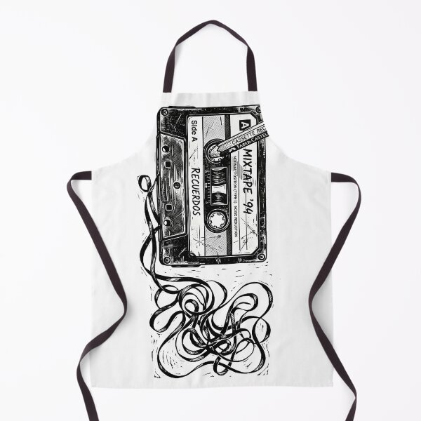 Item preview, Vintage Cassette Tape – Retro Engraving Style designed and sold by VeroCura.