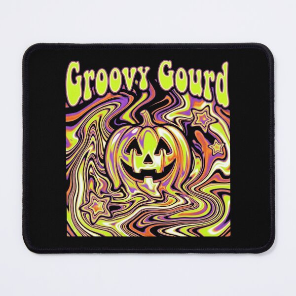 Item preview, Groovy Gourd Psychedelic Trippy Swirl Pumpkin Retro 70s Halloween Shirt designed and sold by TeNovaStudio ⭐⭐⭐⭐⭐.