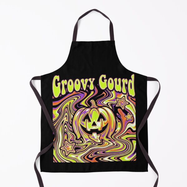 Item preview, Groovy Gourd Psychedelic Trippy Swirl Pumpkin Retro 70s Halloween Shirt designed and sold by TeNovaStudio ⭐⭐⭐⭐⭐.