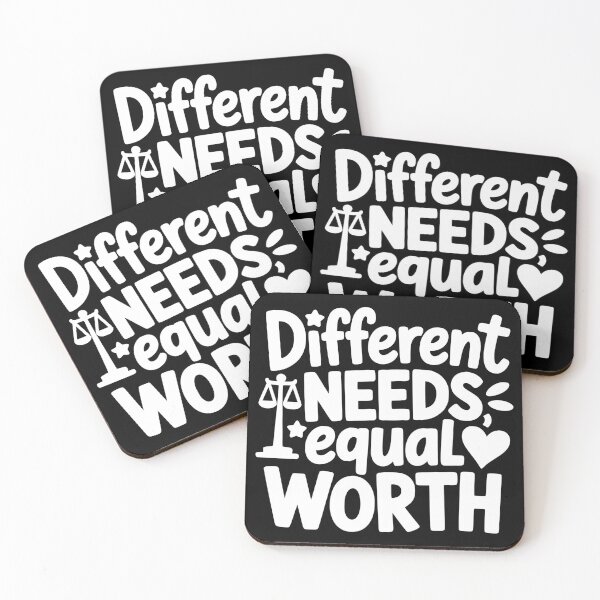 Item preview, Different Needs Equal Worth designed and sold by theartfulaspie.