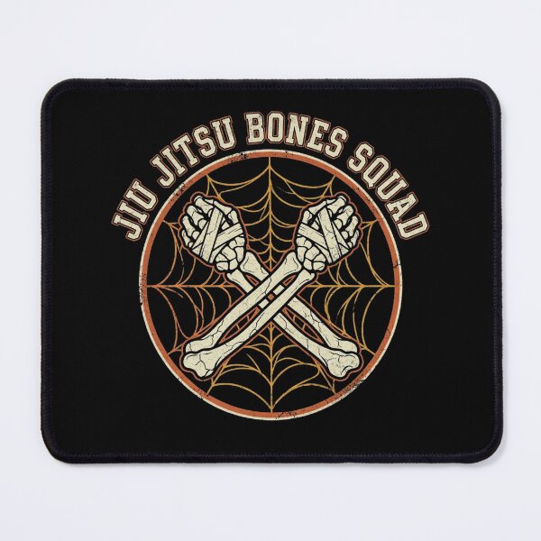 Item preview, Jiu Jitsu Bones Squad Skeleton Crossbones Spiderweb BJJ Halloween Shirt designed and sold by TeNovaStudio ⭐⭐⭐⭐⭐.