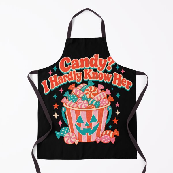 Item preview, Candy? Hardly Know Her – Halloween Candy Bucket Retro Vintage Graphic T-Shirt Design designed and sold by Uglyandcute.