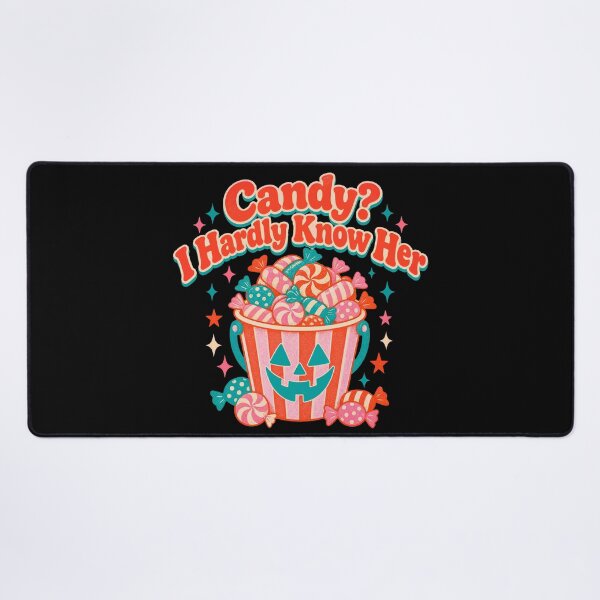 Item preview, Candy? Hardly Know Her – Halloween Candy Bucket Retro Vintage Graphic T-Shirt Design designed and sold by Uglyandcute.
