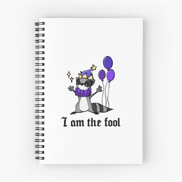 Item preview, I Am the Fool – Whimsical Raccoon Jester designed and sold by shaewildstudio.