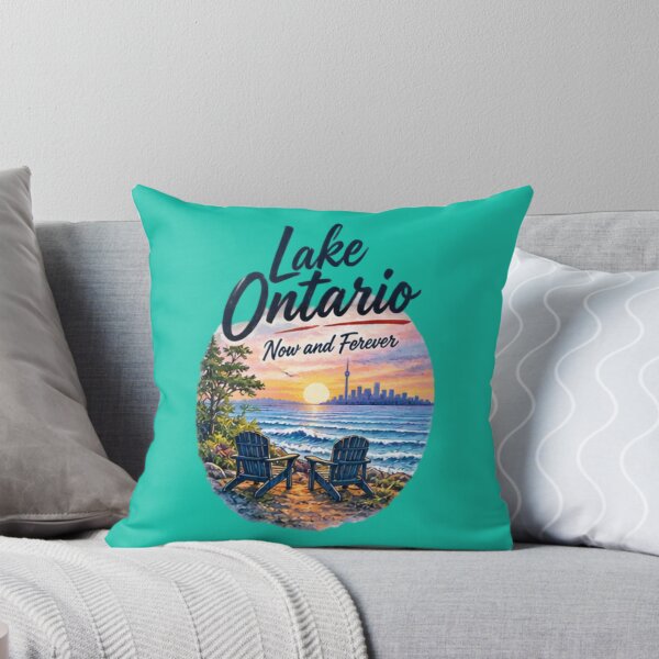 Item preview, Lake Ontario Adirondack Chairs Sunset Toronto Skyline Cottage Life designed and sold by BearLoveDesign.