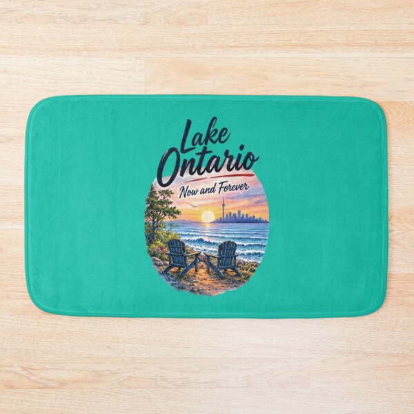 Item preview, Lake Ontario Adirondack Chairs Sunset Toronto Skyline Cottage Life designed and sold by BearLoveDesign.