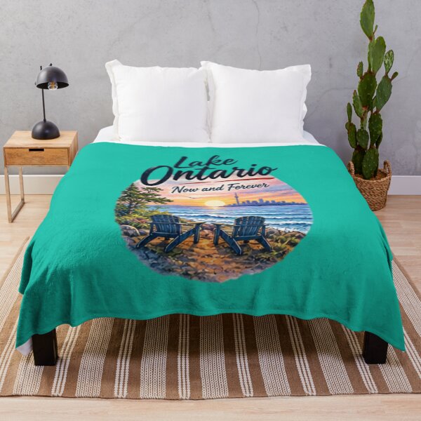 Item preview, Lake Ontario Adirondack Chairs Sunset Toronto Skyline Cottage Life designed and sold by BearLoveDesign.