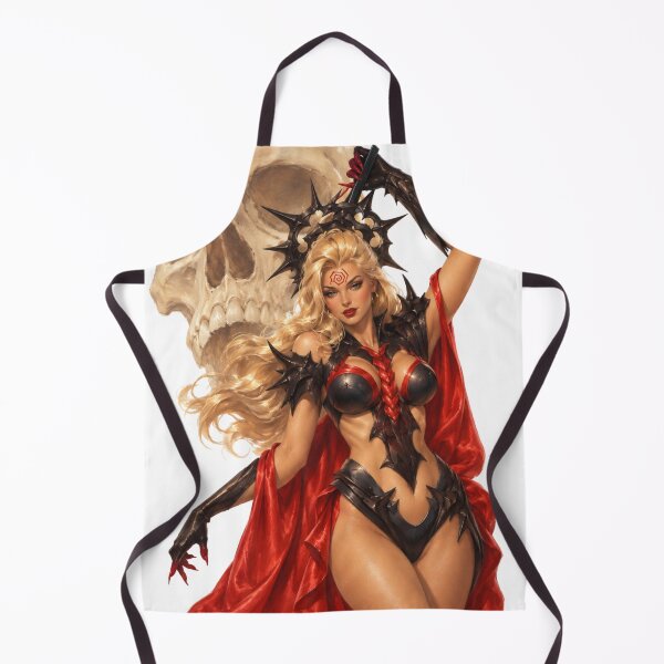 Item preview, Dark Fantasy Valkyrie Skull Vintage 1940s Retro Fantasy Pin Up Art designed and sold by Cosplayvintage.