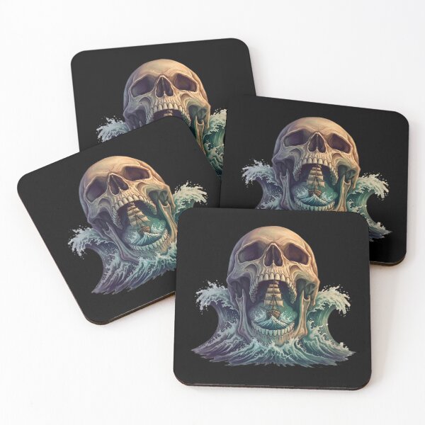 Item preview, Skull and Schooner designed and sold by VelvetRoom.