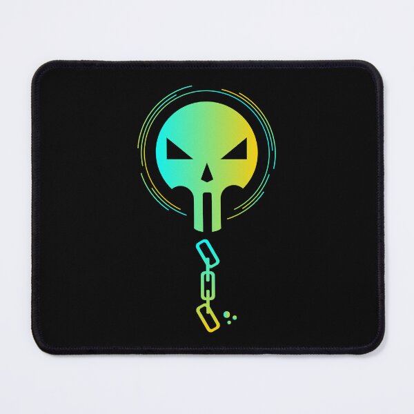 Item preview, Neon Skull Broken Chain Cyberpunk Aesthetic designed and sold by VOIDXX.