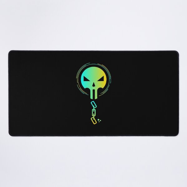 Item preview, Neon Skull Broken Chain Cyberpunk Aesthetic designed and sold by VOIDXX.