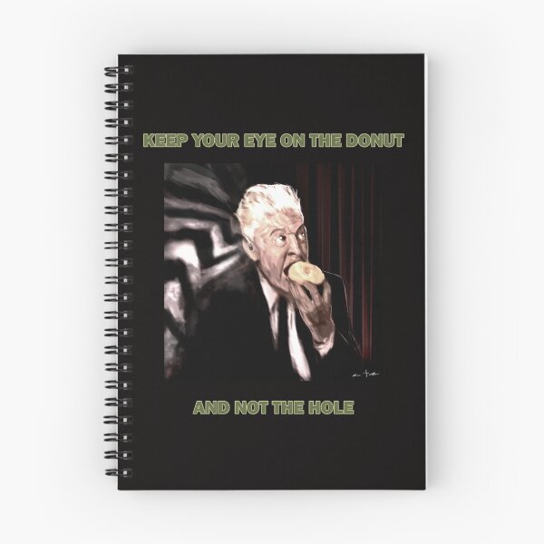 Item preview, David Lynch Keep Your Eye on the Donut and not the Hole designed and sold by MisfitToyArt.