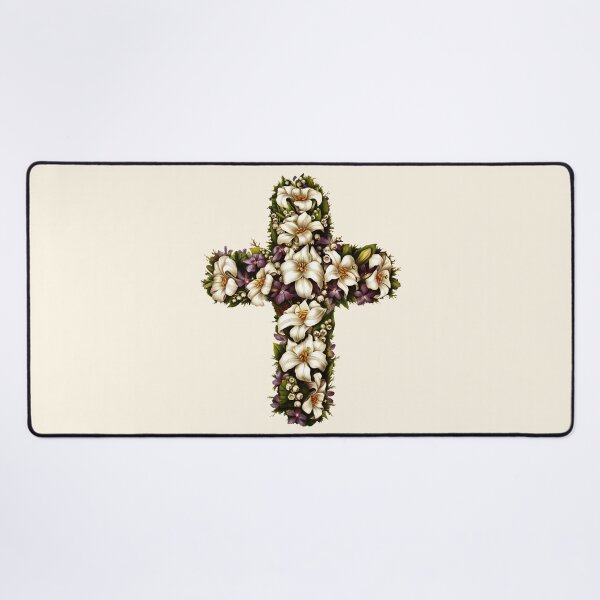 Item preview, Easter Lily Cross by O.E. Whitney, 1875 designed and sold by Exhumed Archives.