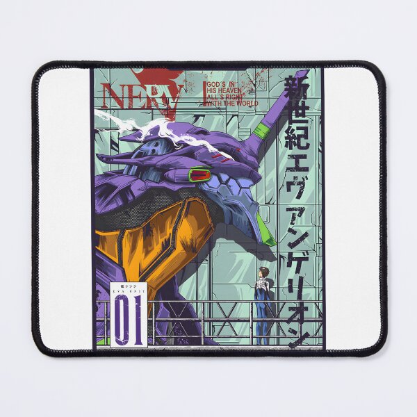 Item preview, Shinji Ikari Inspired Anime Character Art from Evangelion Series designed and sold by zellix.