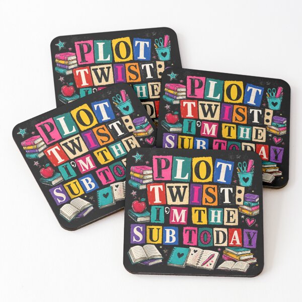 Item preview, Plot Twist: I’m the Sub Today Funny Substitute Teacher Classroom Quote designed and sold by Crookedorbit ⭐⭐⭐⭐⭐ .