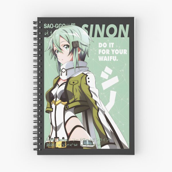 Item preview, Sword Art Online Inspired Sinon Anime Character Design designed and sold by zellix.
