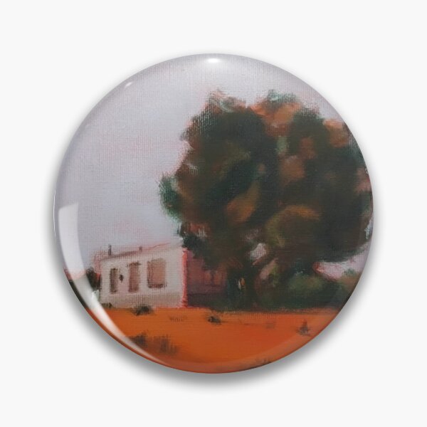 Item preview, Rustic Countryside Landscape - Impressionist Oil Painting Style Wall Art Print designed and sold by ArtbyADriben.