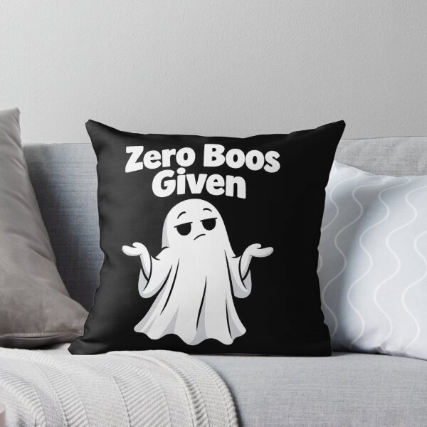 Item preview, Zero Boos Given Funny Ghost Halloween Sarcastic Humor Gift designed and sold by Whirx.
