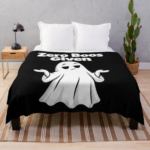 Item preview, Zero Boos Given Funny Ghost Halloween Sarcastic Humor Gift designed and sold by Whirx.