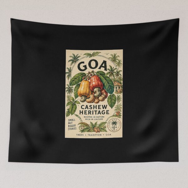 Item preview, Goa Cashew Heritage Feni Roots designed and sold by Goanheartprints.
