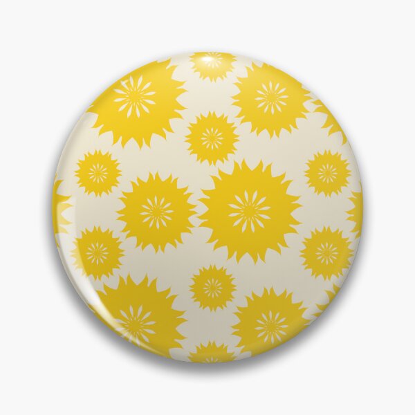 Item preview, Golden Sunburst Floral Seamless Pattern designed and sold by StefanStudioArt.