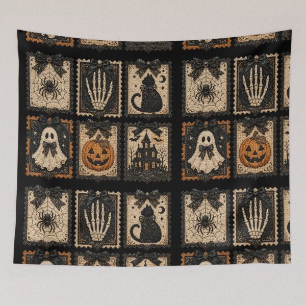 Item preview, Halloween Patchwork grannies designed and sold by aponwao.