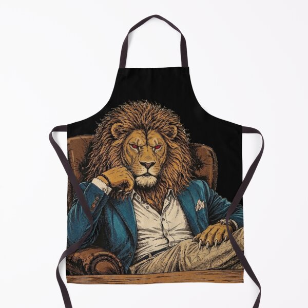 Item preview, Elegant Lion in a Suit | King of the Office T-Shirt designed and sold by Animal Cosmic Society.