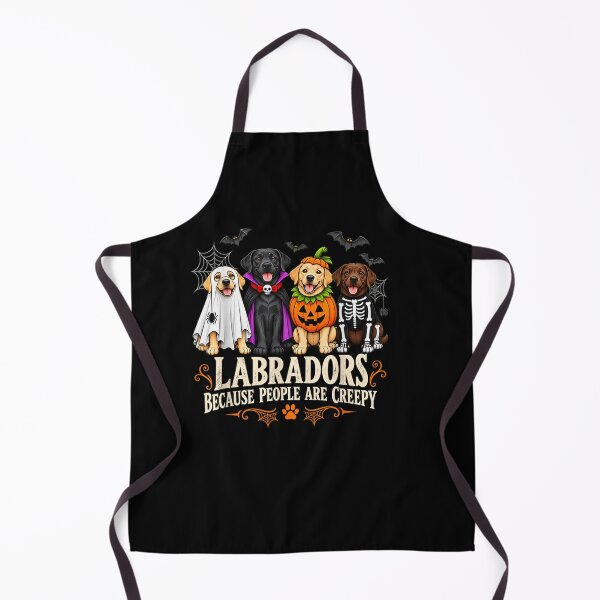 Item preview, Labradors Because People are Creepy Funny Halloween Dog designed and sold by Juansustait.
