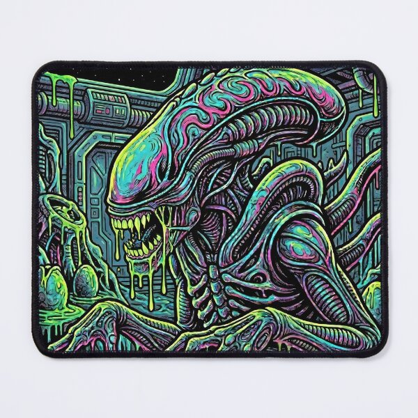 Item preview, Alien & Jonesy Cat - Acid Horror designed and sold by THELOREAN.