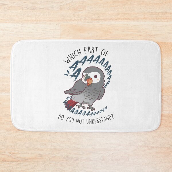 Item preview, African Grey Parrot Aaaa Light Background designed and sold by Clara Hollins.