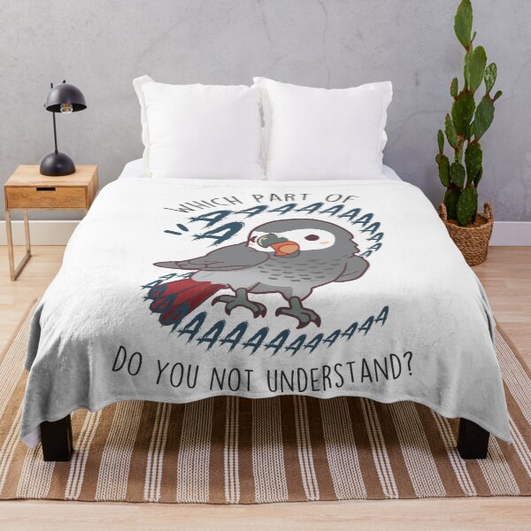 Item preview, African Grey Parrot Aaaa Light Background designed and sold by Clara Hollins.