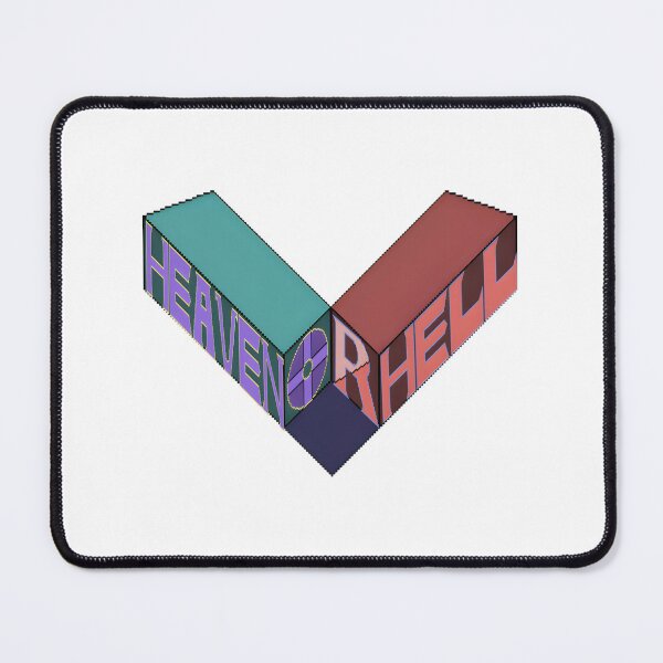 Item preview, Heaven or Hell Inspirational Contrast Design with Angel and Devil Themes designed and sold by hascov.