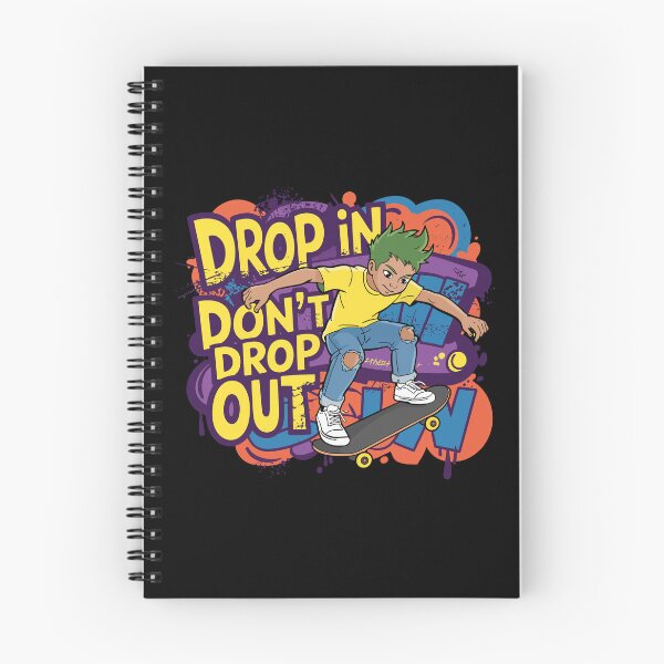 Item preview, Drop In Dont Drop Out Vintage Skater Graffiti Art designed and sold by BeatStriker.